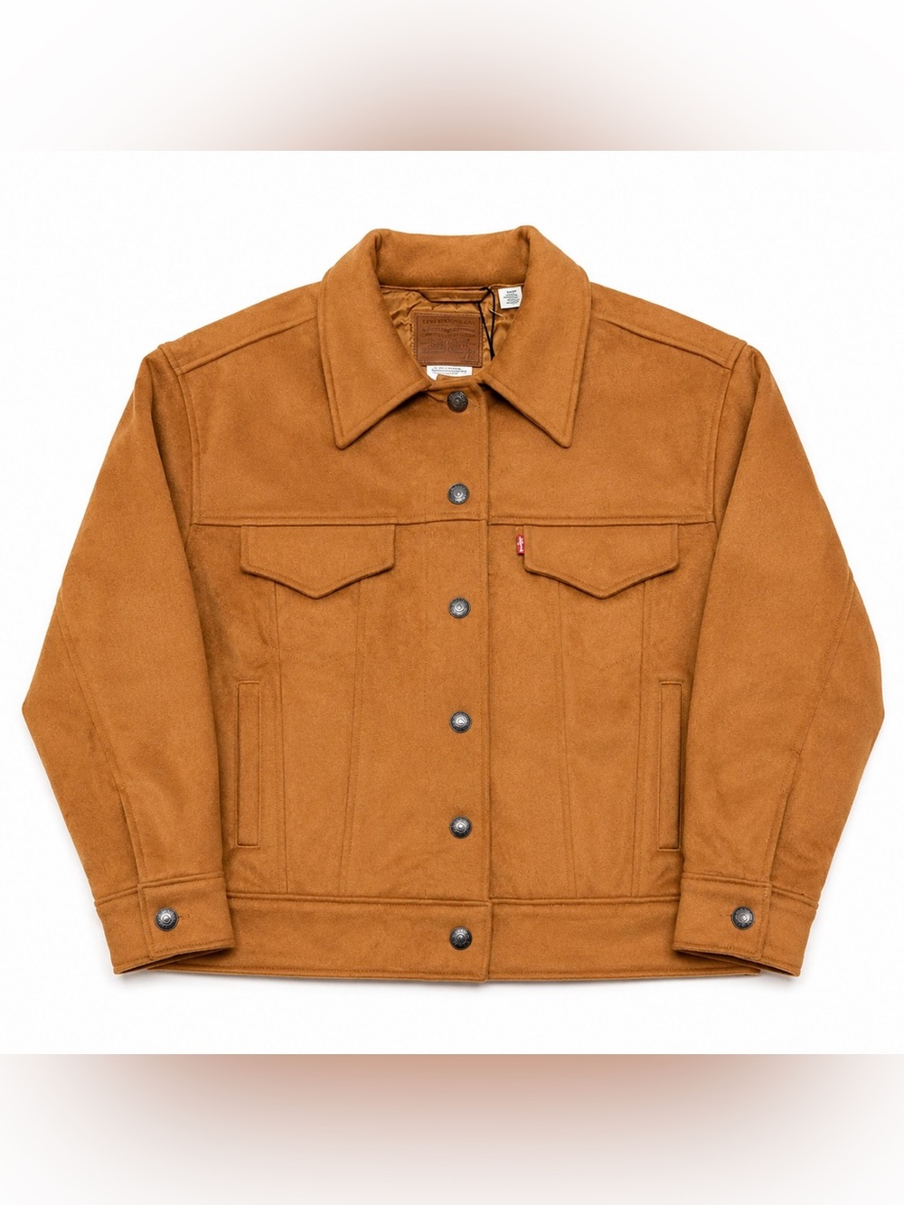 Levi’s Glazed Ginger Snap Wool Trucker Jacket - Women’s Size Large -  $168